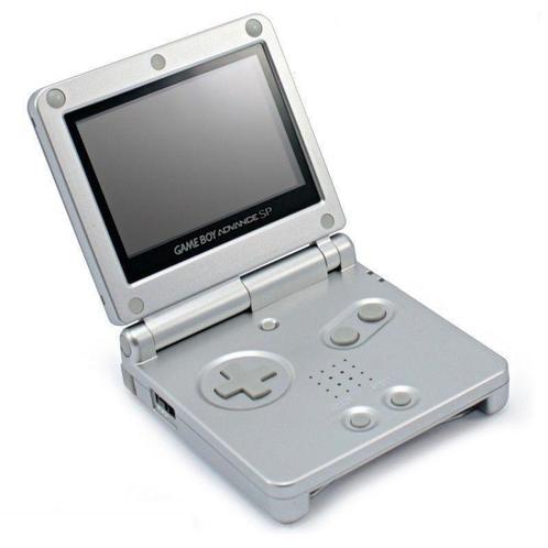 Nintendo Game Boy Advance SP Silver (Nette Staat & Krasvr..., Spelcomputers en Games, Spelcomputers | Nintendo Game Boy, Zo goed als nieuw