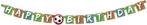 Letterslinger Goal Happy Birthday 1,8m, Verzenden, Nieuw