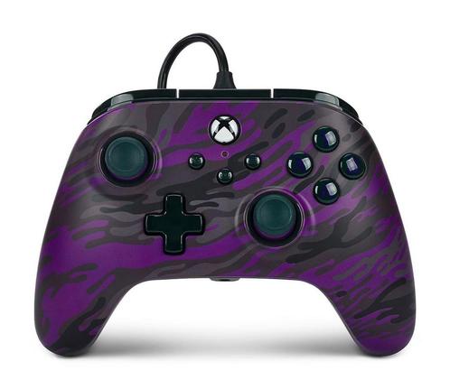PowerA Advantage Wired Controller-Purple Camo (Xbox Series, Spelcomputers en Games, Spelcomputers | Xbox Series X en S, Nieuw