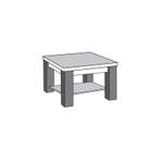 Hoektafel HT1-TB Toornwerd - hoektafels, Huis en Inrichting, Nieuw, Overige materialen