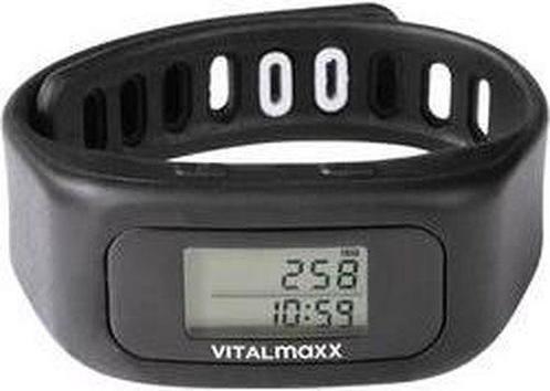 VitalMaxx Fitness tracker Black - Stappen, Calorieverbruik,, Diversen, Overige Diversen, Nieuw, Verzenden