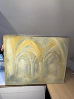 Herman Hertogs (1944) - Gotische ruimte (Mont Saint-Michel), Antiek en Kunst, Kunst | Schilderijen | Modern