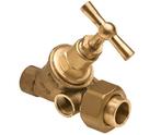 BONFIX Stopkraan 15 mm capillair x koppeling met aftap, Ophalen of Verzenden, Nieuw