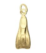 Gouden Zwemvlies ketting hanger, Verzenden, Nieuw