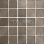 Vloertegel wandtegel argile cacao bruin 10x10 r9, Ophalen, Keramiek, Nieuw, 10 m² of meer