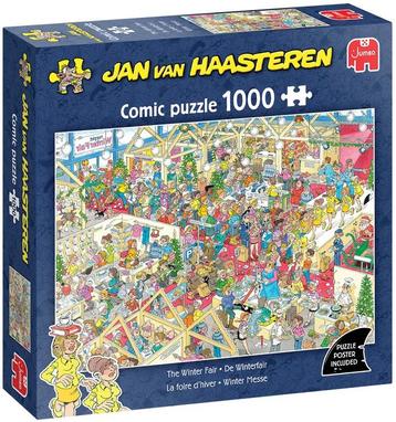 Jan van Haasteren -  Winter Fair Puzzel (1000 stukjes) | beschikbaar voor biedingen