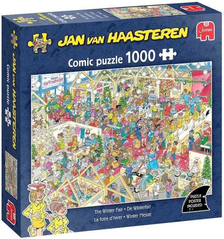 Jan van Haasteren -  Winter Fair Puzzel (1000 stukjes) |, Hobby en Vrije tijd, Denksport en Puzzels, Nieuw, Verzenden