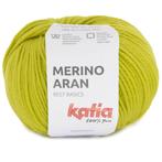 Katia Merino Aran - 100 limoengroen - Merinogaren, Ophalen of Verzenden, Nieuw