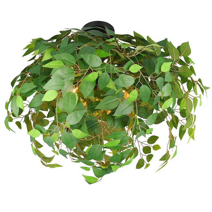 Groene plafonnière design, Urwa, Huis en Inrichting, Lampen | Plafondlampen, Nieuw, Stof, Ophalen of Verzenden