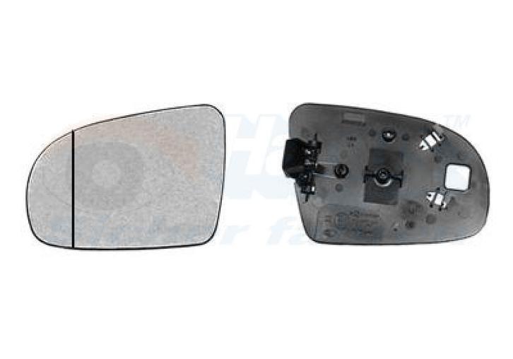 SPIEGELGLAS MET PAD VOOR OPEL CORSA B 1993-2000 1705248, Auto-onderdelen, Spiegels, Nieuw, Ophalen of Verzenden