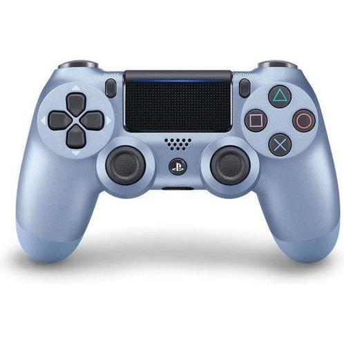 Playstation 4 / PS4 Controller DualShock 4 Titanium Blue V2, Spelcomputers en Games, Spelcomputers | Sony PlayStation 4, Zo goed als nieuw