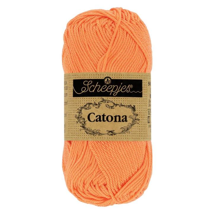 Scheepjes Catona - 10g - 386 Peach, Hobby en Vrije tijd, Breien en Haken, Breien of Haken, Nieuw, Wol of Garen, Ophalen of Verzenden