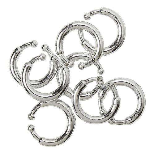 Zilveren Nep Piercing 8st, Hobby en Vrije tijd, Feestartikelen, Nieuw, Verzenden