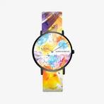 Kleurrijke dames horloge - Japanse uurwerk - silicone, Nieuw