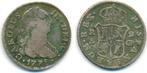 2 Reales Sevilla 1778 Cf Spanien: Carlos Iii, 1759-1788:, Postzegels en Munten, Munten | Europa | Niet-Euromunten, Verzenden