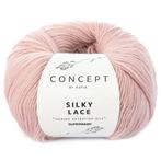 Katia Concept Silky Lace - 164 lichtroze - Merino/Zijde Ga, Hobby en Vrije tijd, Breien en Haken, Ophalen of Verzenden, Nieuw