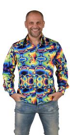 Party Blouse Groovy Colours Heren, Kleding | Heren, Carnavalskleding en Feestkleding, Ophalen of Verzenden, Nieuw