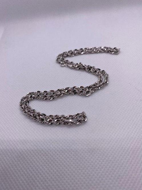 Halsketting - 18 karaat Witgoud - Iris ketting 18Kt, Sieraden, Tassen en Uiterlijk, Kettingen