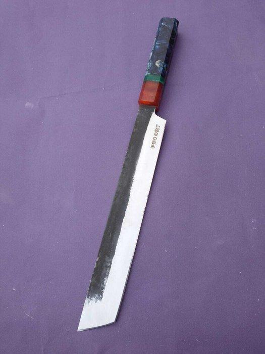 Keukenmes - Keukenprofessional Katana Chef Mes Handgemaakt, Antiek en Kunst, Antiek | Keukenbenodigdheden