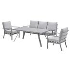 Garden Impressions Senja lounge dining set stoel-bank, Tuin en Terras, Tuinsets en Loungesets, Verzenden, Nieuw