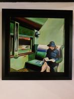 Carlo Capelli (XX-XXI), after Hopper - Compartment C, Antiek en Kunst, Kunst | Schilderijen | Klassiek