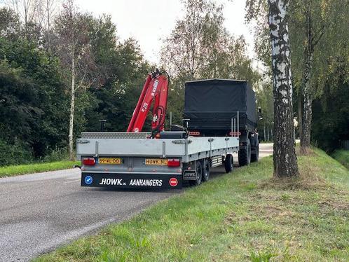 Gebruikte schamelwagen met Laadkraan, Autolaadkraan, Maxilif, Auto diversen, Aanhangers en Bagagewagens, Gebruikt, Ophalen
