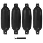 vidaXL Bootstootkussens 4 st 58,5x16,5 cm PVC zwart, Verzenden, Nieuw
