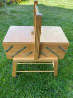 Sieradendoos - naaisdoos - Hout, Antiek en Kunst, Curiosa en Brocante