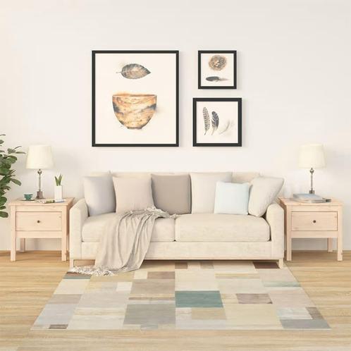 vidaXL Bijzettafels 2 st 50x50x49 cm massief grenenhout, Huis en Inrichting, Tafels | Bijzettafels, Nieuw, Verzenden