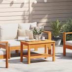 vidaXL Bijzettafel Bruin 70 x 40 x 45 cm Massief Acaciahout, Minder dan 50 cm, Verzenden, Nieuw, Minder dan 50 cm