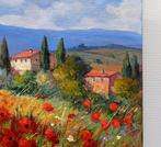 Bruno Chirici (1947) - Field of red poppies - Tuscany, Antiek en Kunst