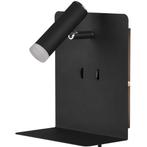 LED Wandlamp - Trion Elonant - 6W - Warm Wit 3000K - USB, Huis en Inrichting, Ophalen of Verzenden, Nieuw, Metaal