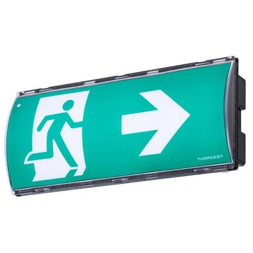 LED Noodverlichting zwart 5W 6000K IP65 IK08 met 4 pictog..., Huis en Inrichting, Lampen | Overige, Nieuw, Ophalen of Verzenden