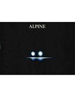 1991 ALPINE A610 TURBO BROCHURE NEDERLANDS, Nieuw, Author