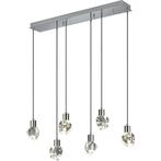LED Hanglamp - Trio Select Verano - 6 Lichtpunten van 5.5, Ophalen of Verzenden, Nieuw, Metaal