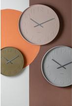 2dekans | Karlsson Wandklok Mr. Brown - Bruin - Ø51cm -, Ophalen of Verzenden, Zo goed als nieuw