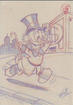 Millet - 1 Pencil drawing - Uncle Scrooge - paseando - 2024, Nieuw