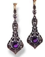 Oorbellen - 14 karaat Geel goud, Imperiaal Russische Antieke, Sieraden, Tassen en Uiterlijk, Oorbellen, Nieuw