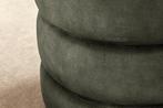 Ronde poef VOGUE 50cm groen fluwelen poef met opbergruimte -, Huis en Inrichting, Stoelen, Ophalen of Verzenden, Nieuw