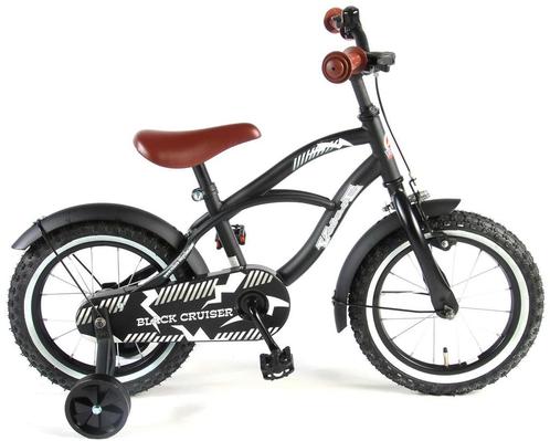 Volare Black Cruiser Kinderfiets - Jongens - 14 inch - Zwart, Fietsen en Brommers, Fietsen | Kinderfietsjes, Nieuw, Verzenden