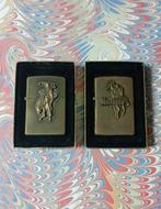 Zippo - 2 Zippos Marlboros con 3 decadas de antiguedad -, Verzamelen, Rookartikelen, Aanstekers en Luciferdoosjes, Nieuw