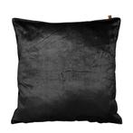 OVERSEAS sierkussenhoes Velvet (45x45 cm) zwart
