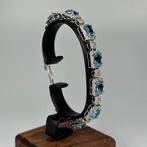 Zonder Minimumprijs - Armband 925 Zilver Topaas, Nieuw