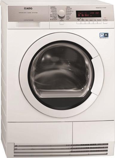 Aeg T86597nih Warmtepompdroger 9kg, Witgoed en Apparatuur, Wasdrogers, Zo goed als nieuw, Voorlader, 85 tot 90 cm, Ophalen of Verzenden