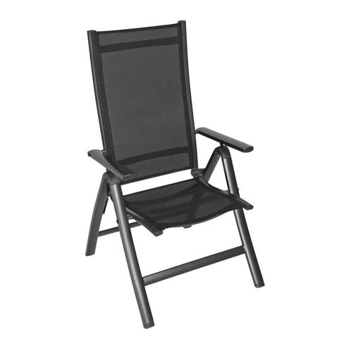 Standenstoel - Carino - Antraciet - Aluminium - Lesli Living, Tuin en Terras, Tuinstoelen, Nieuw, Verzenden