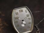 Tafelklok - Longines - - Verzilverd messing - 1910-1920, Antiek en Kunst