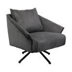 *WOONWINKEL* Kare Design Milo Draaibare Fauteuil Corduroy Gr, Huis en Inrichting, Fauteuils, Verzenden, Nieuw, Stof