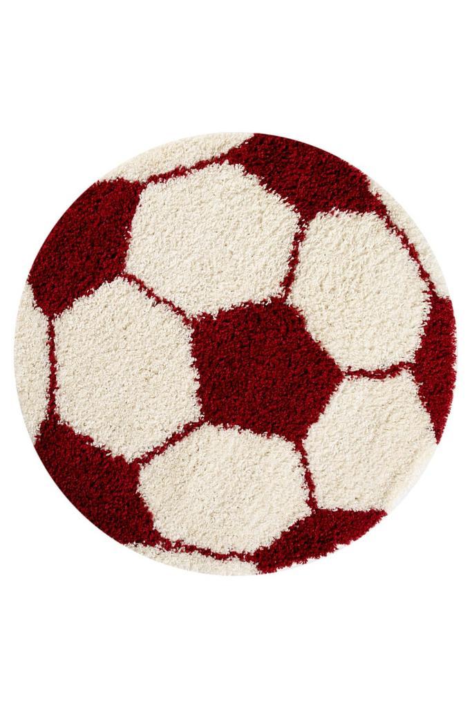 Rond Kindervloerkleed | Fun | Rood | 100x100 cm, Huis en Inrichting, Stoffering | Tapijten en Kleden, Verzenden