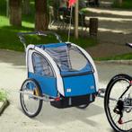Kinderfietskar Met Vlag Fietskar Voor 2 Kinderen Regenbesche, Fietsen en Brommers, Fietsaccessoires | Aanhangers en Karren, Nieuw
