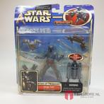 Star Wars - Attack of the Clones Jango Fett with Electron..., Verzenden, Zo goed als nieuw
